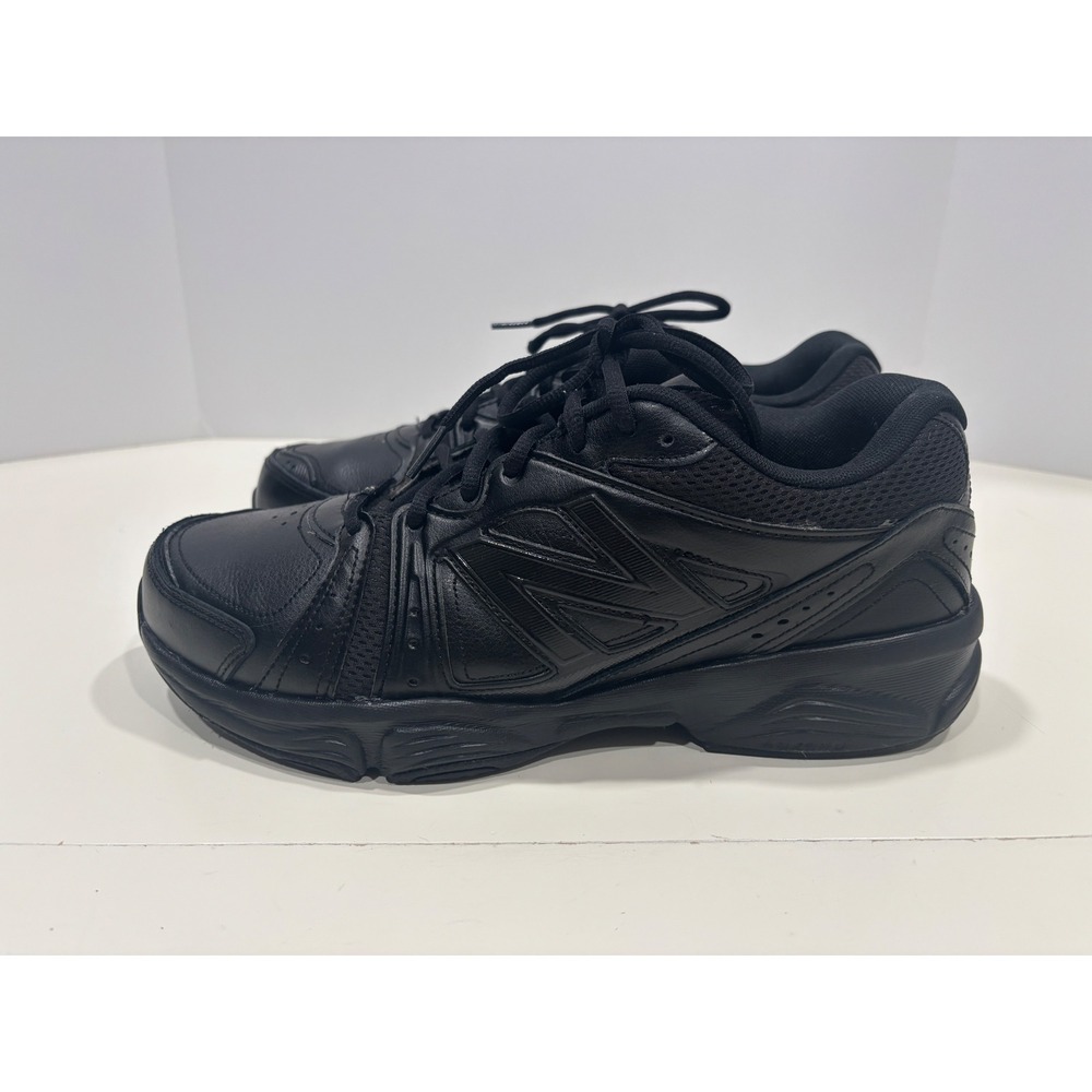 New Balance MX519BK Mens 11 4E Extra Wide Black Leather Training Shoes Sneakers